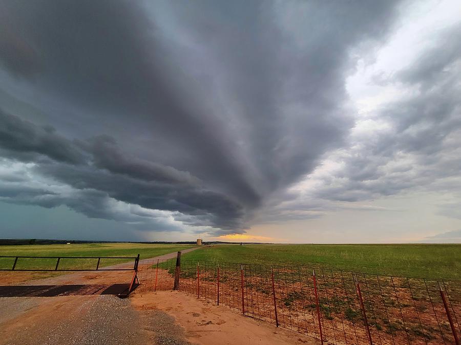 Storm Near Weatherford, Oklahoma  #1 Photograph by Ally White