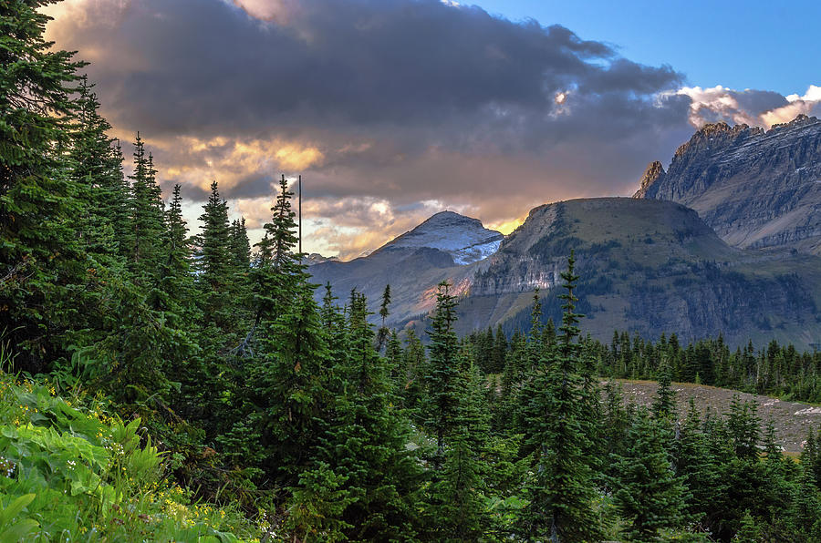 Stormclouds Over Glacier National Park #1 Photograph by Yeates Photography