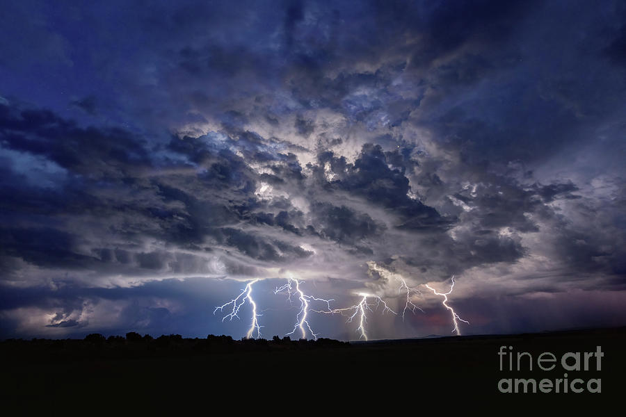 Stormy Night #1 Photograph by Lisa Manifold