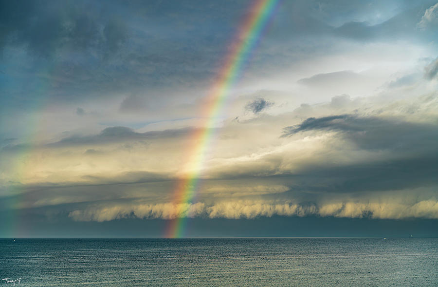 Stormy Rainbow Morning #2 Photograph by Tommy Farnsworth