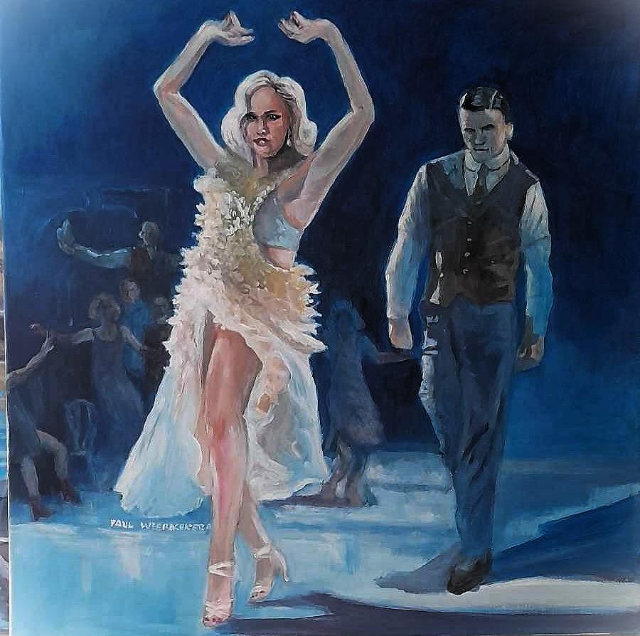 Strictly  Come Dancing #1 Painting by Paul Weerasekera