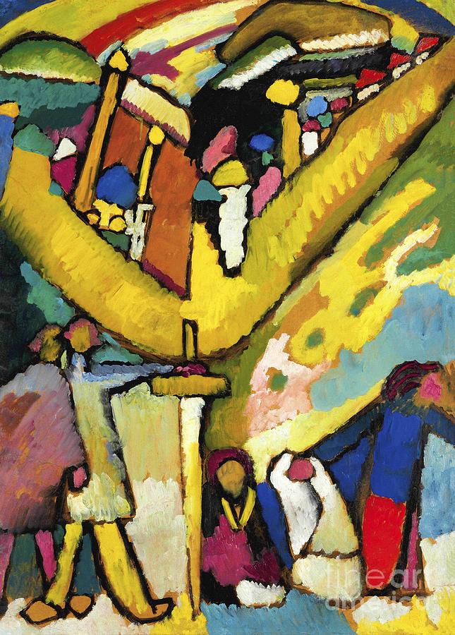 Study for Improvisation 8 #1 Painting by Wassily Kandinsky