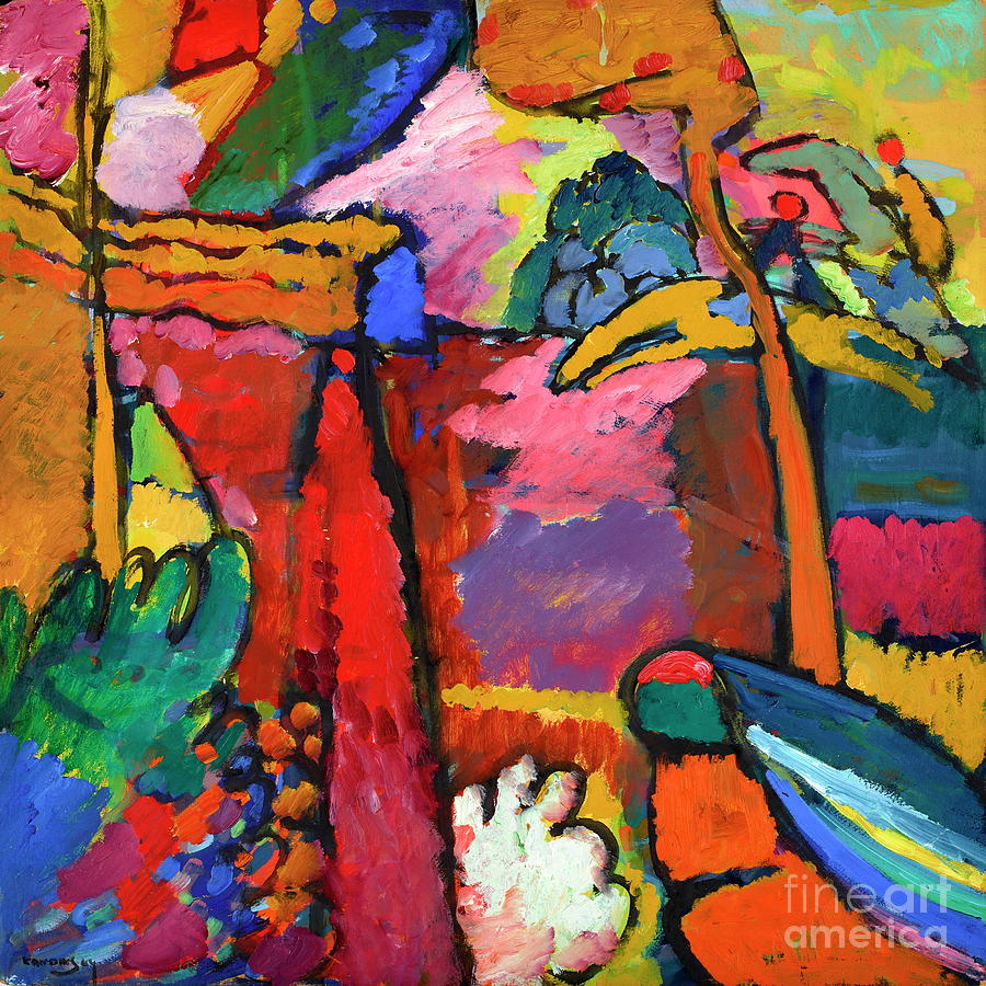 Study for Improvisation V 1910 #1 Painting by Wassily Kandinsky