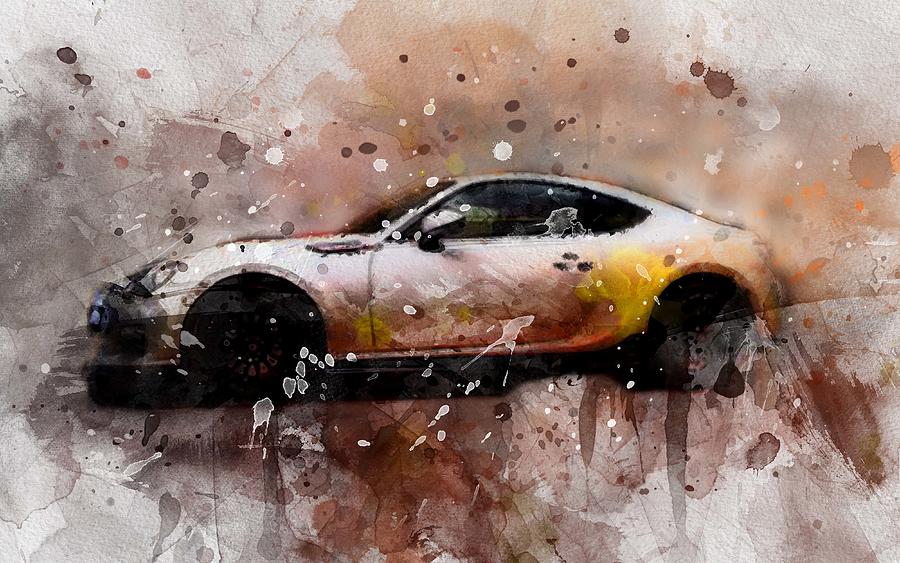 Subaru Brz Sports Wheels Tuning Brz Brz Digital Art by Bren Denprice