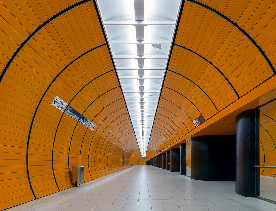 Subway Station Marienplatz, Munich #1 Photograph by Christian Beirle González