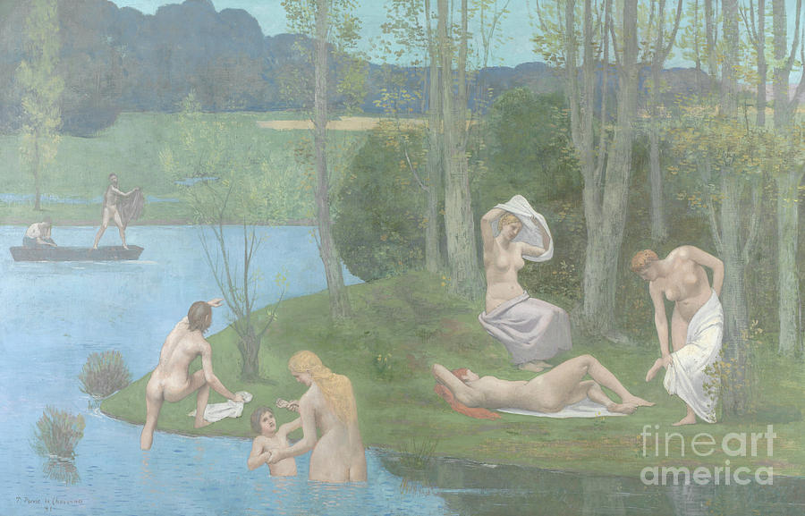 Summer, 1891 Painting by Pierre Puvis de Chavannes