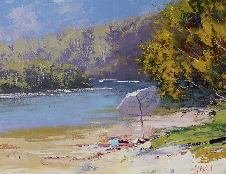 Summer Painting - Summer beach day #1 by Graham Gercken