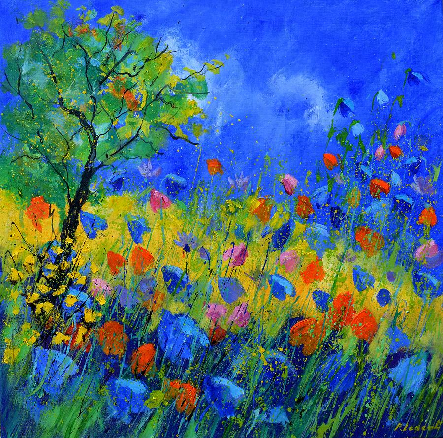 Nature Painting - Summer dance  #2 by Pol Ledent