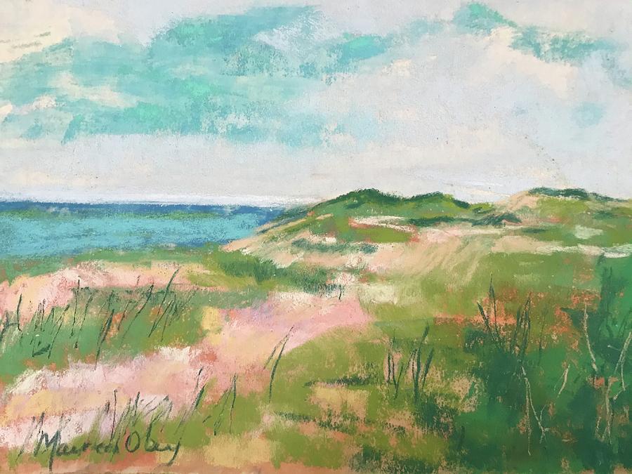Summer Dunes #1 Pastel by Maureen Obey