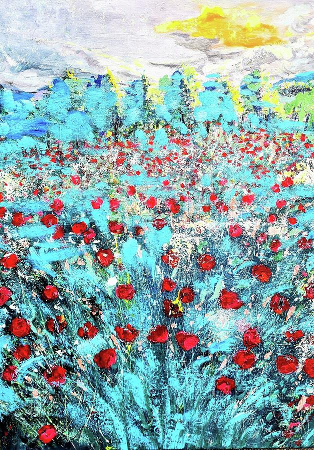 Summer Field #1 Painting by Evelina Popilian