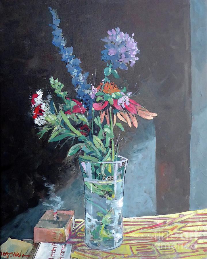 Summer Flowers Painting by Micheal Jones - Fine Art America