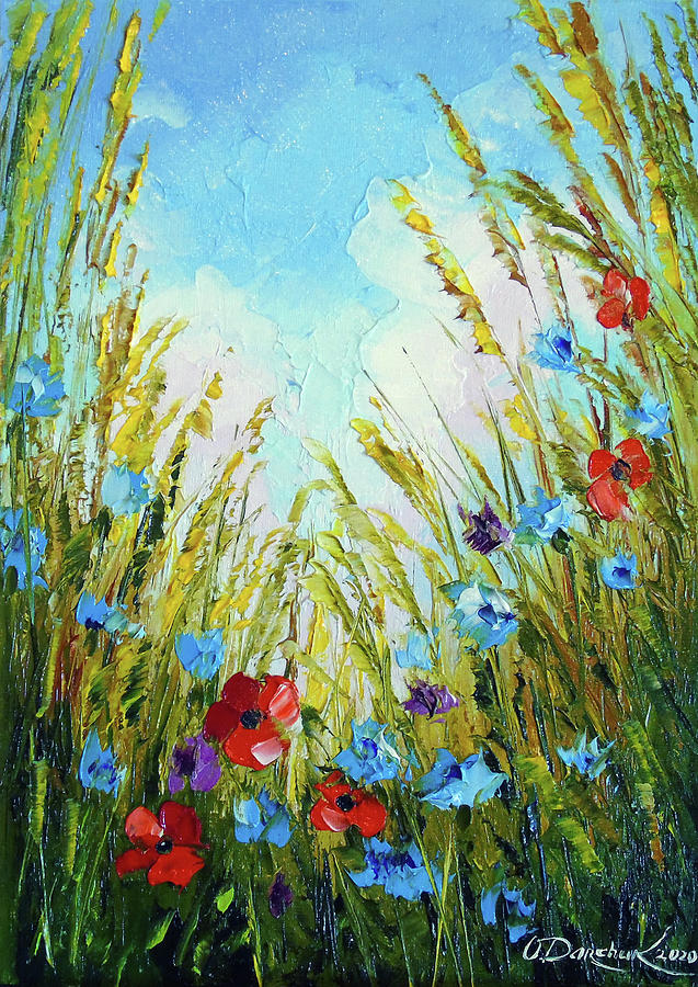 Summer flowers Painting by Olha Darchuk - Fine Art America