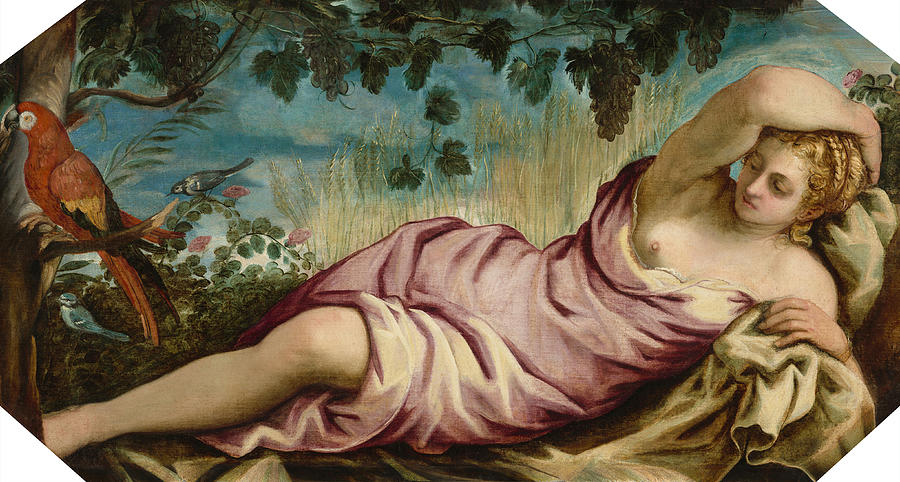Summer #1 Painting by Jacopo Tintoretto