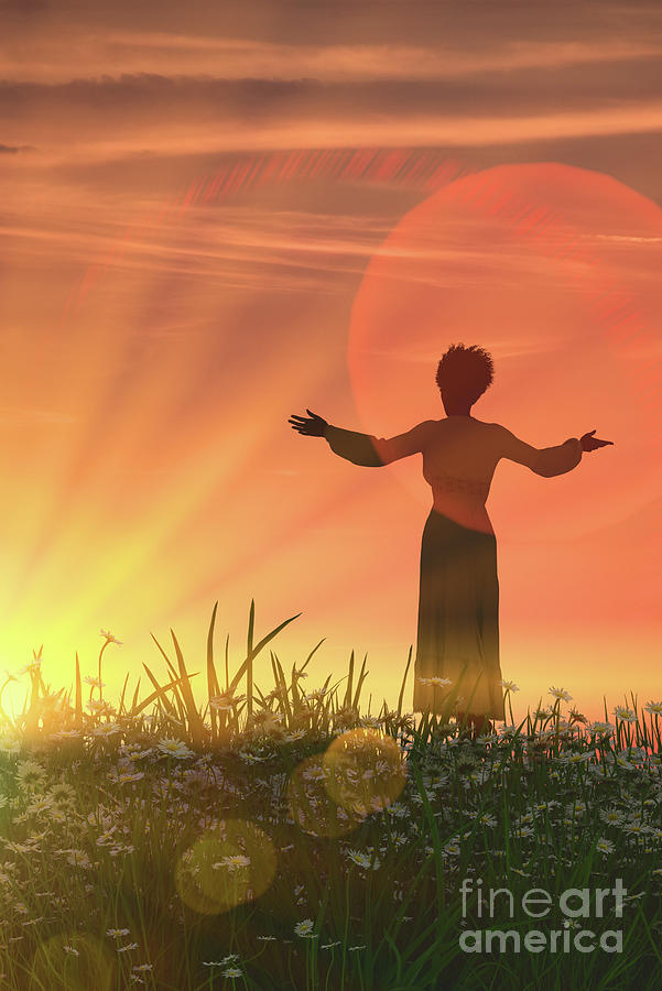 Sun Worship #1 Digital Art by Clayton Bastiani