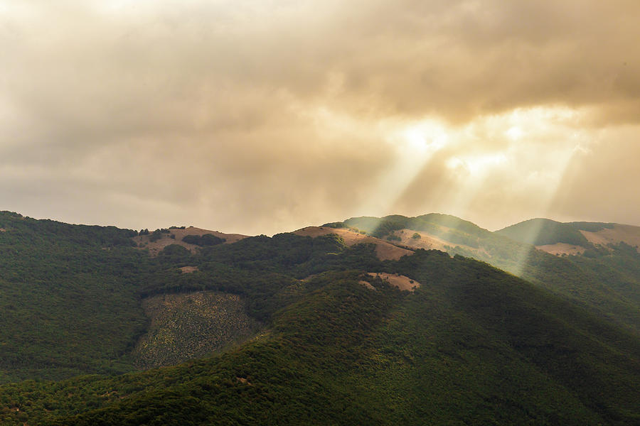 Sunbeams in Abruzzo #1 Photograph by Fabiano Di Paolo