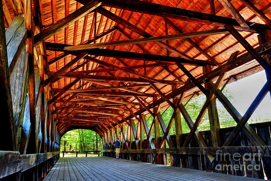 Sunday River Covered Bridge #1 Photograph by Steve Brown