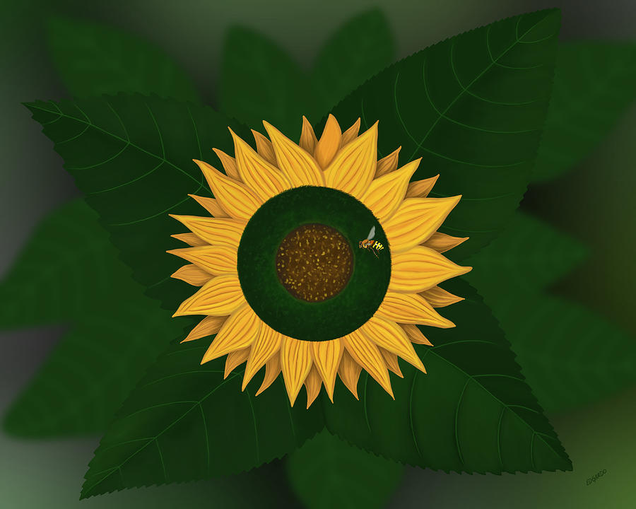Sunflower Beauty Digital Art