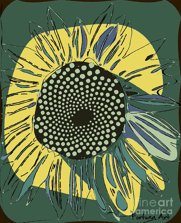 Sunflower #3 Digital Art by Dragica Micki Fortuna