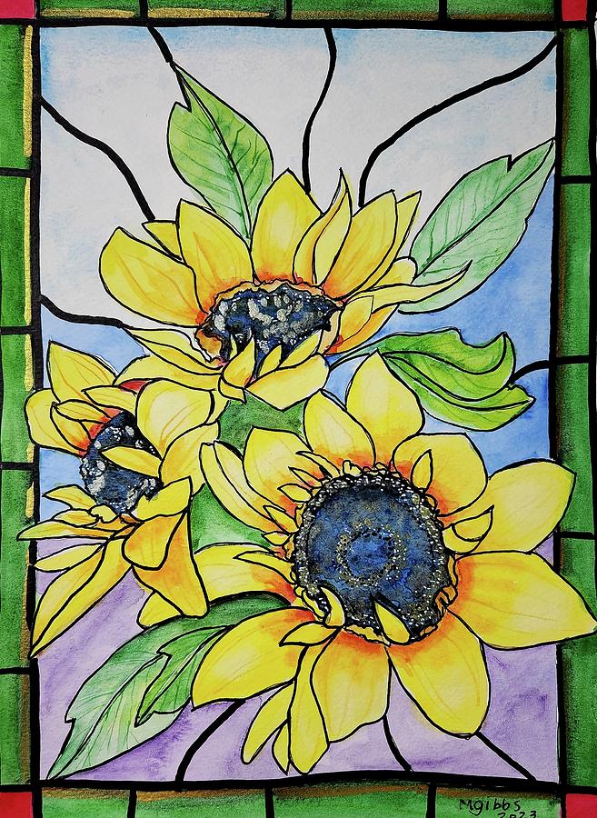 Sunflower #2 Painting by Mindy Gibbs