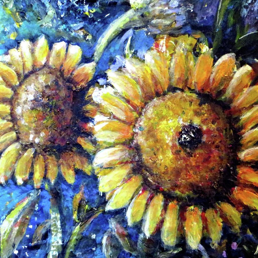 Sunflowers  #1 Painting by Bernadette Krupa
