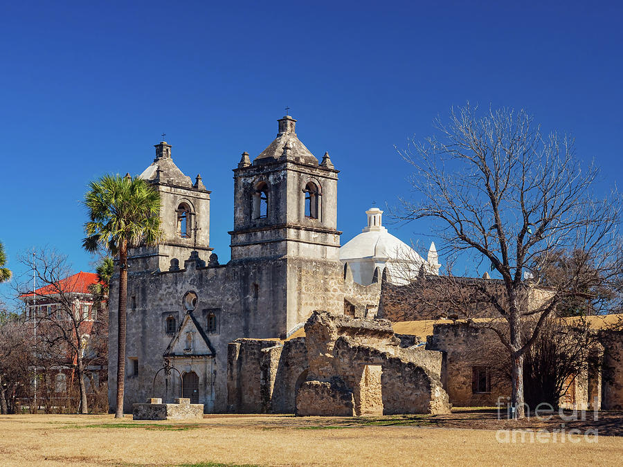 Sunny view of the Mission Concepcion Photograph by Chon Kit Leong ...