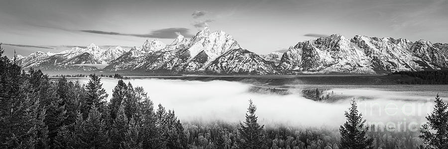 Sunrise at the Snake river overlook, Grand Teton N.P #1 Photograph by Henk Meijer Photography