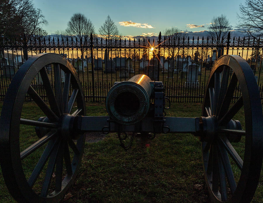 Sunrise in Gettysburg Photograph by Amelia Pearn