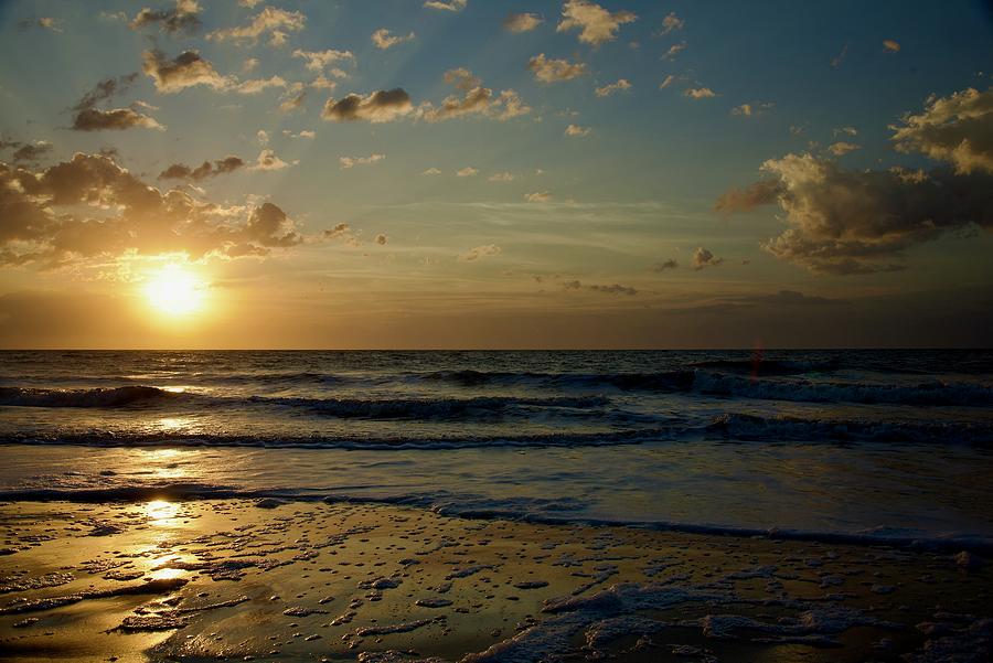 Sunrise Over The Atlantic Ocean #1 Photograph by Dennis Schmidt