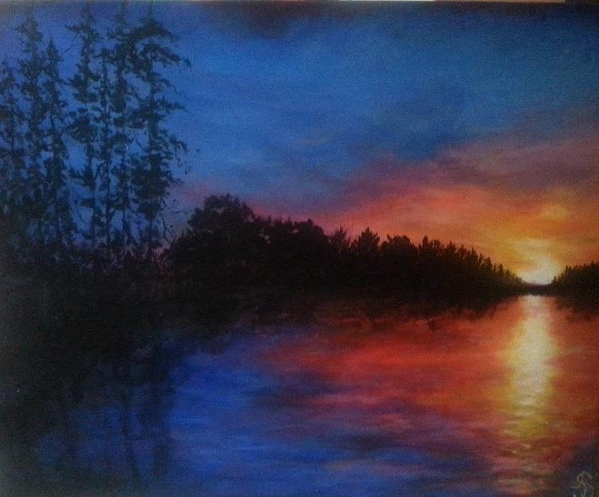 Sunset Addict Painting by Jen Shearer