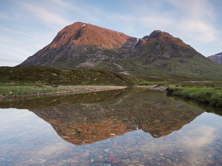 Sunset at Buachaille Etive Mor #1 Photograph by Stephen Taylor
