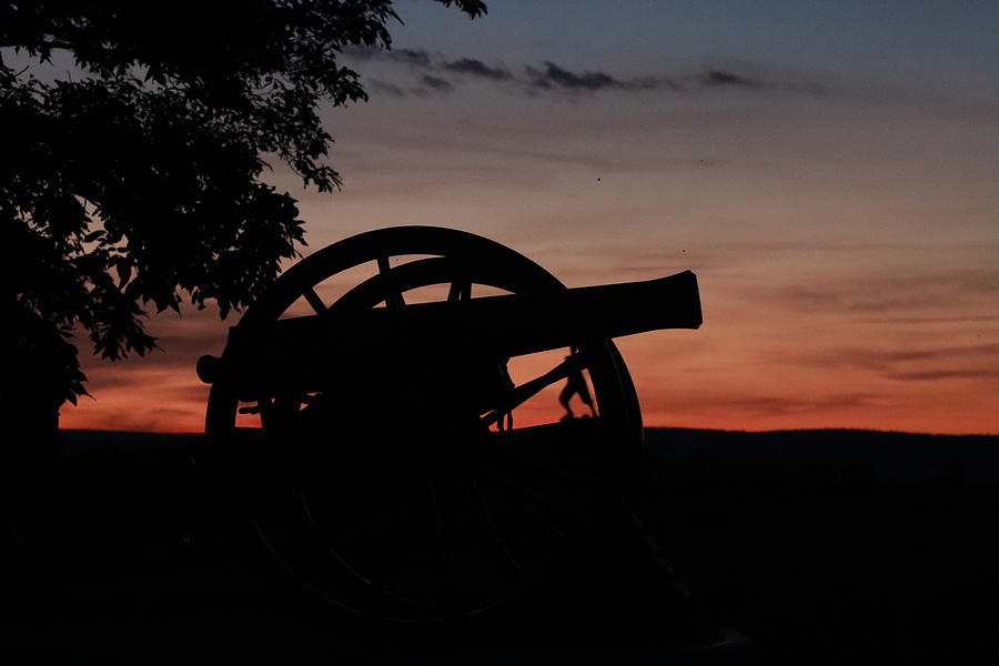Gettysburg National Park Photograph - Sunset at Gettysburg #1 by Stephen McDonald