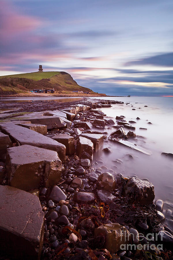 Sunset at Kimmeridge Bay, Dorset, England #1 Photograph by Neale And Judith Clark