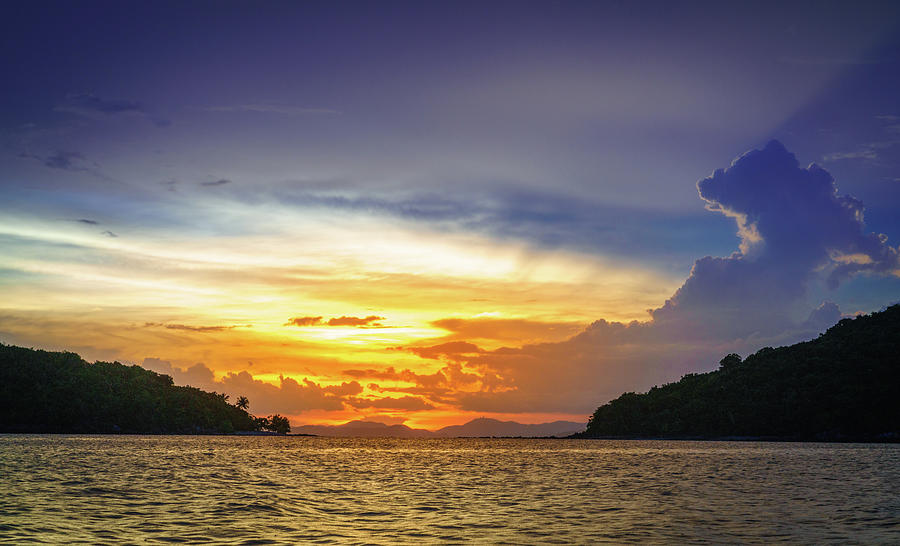 Sunset in Andaman Sea #1 Photograph by Alexey Stiop