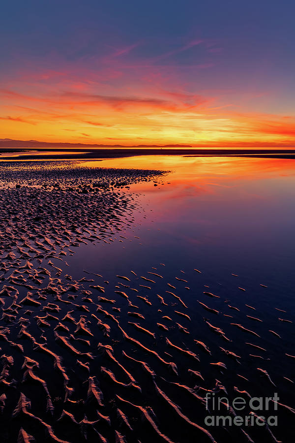 Sunset Seascape Wales #1 Photograph by Adrian Evans
