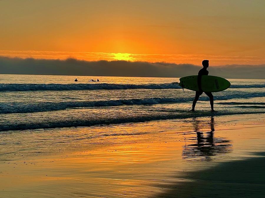 Sunset Surf #1 Photograph by Brian Eberly