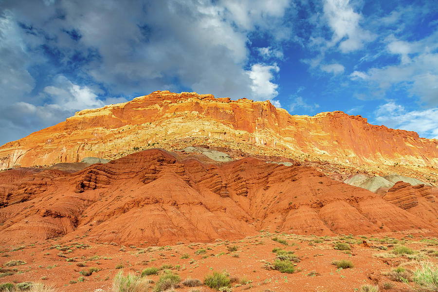 Sunshine Mountain in Capitol Reef  #1 Photograph by Pierre Leclerc Photography