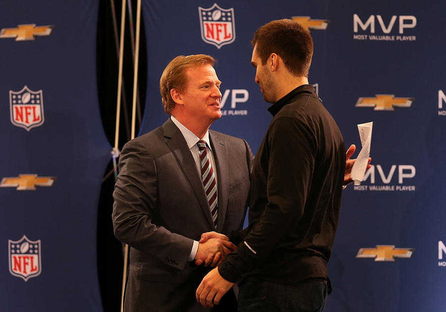Super Bowl XLVII Team Winning Coach and MVP Press Conference #1 Photograph by Christian Petersen