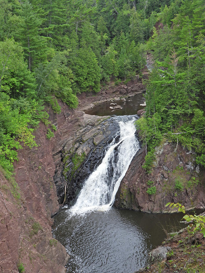 Superior Falls In Wisconsin Photograph