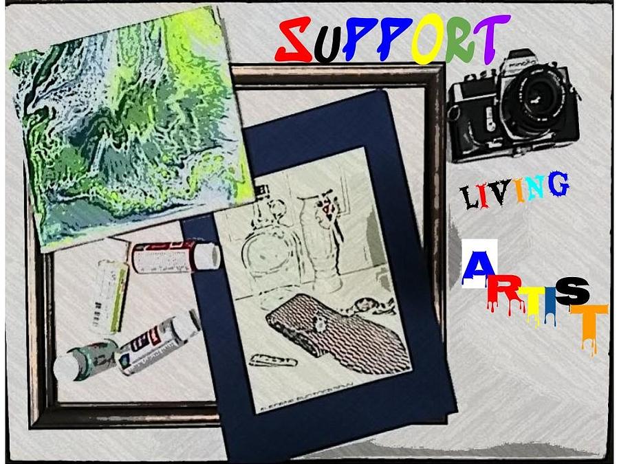 Support Living Artist #1 Photograph by Nicholas Small
