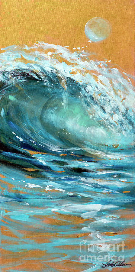 Surf #1 Painting by Linda Olsen