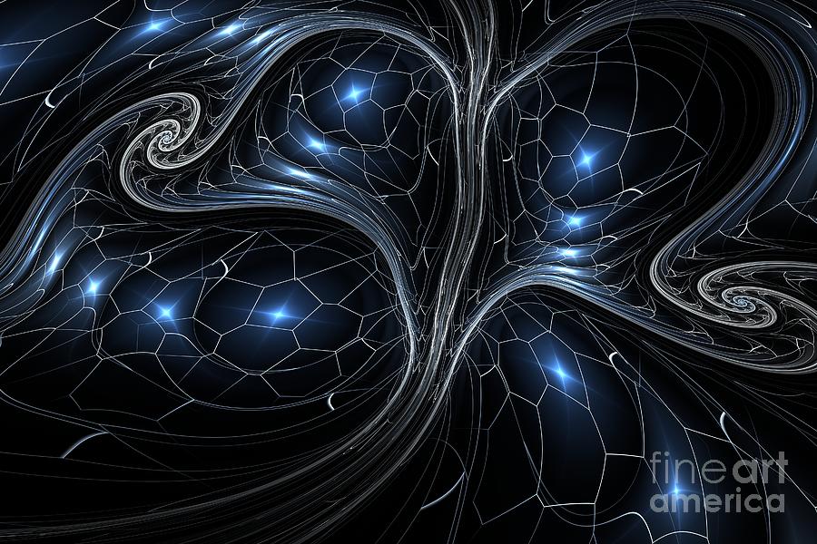 Abstract Digital Art - Surreal abstract fractal #1 by Beautiful Things