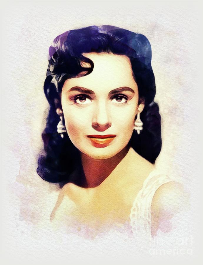 Susan Cabot, Movie Legend Painting by Esoterica Art Agency - Fine Art ...