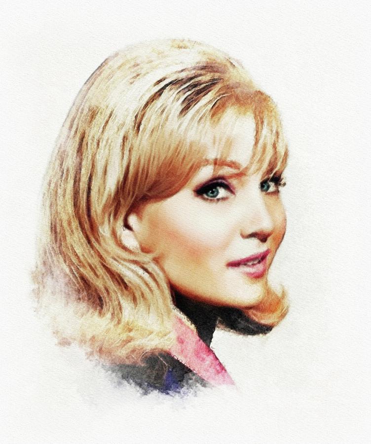 Susan Oliver, Actress Painting by Esoterica Art Agency - Fine Art America
