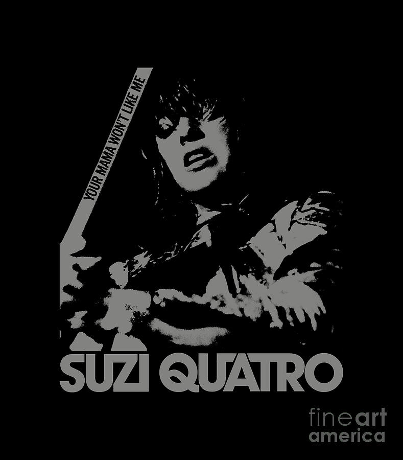 Suzi Quatro Digital Art by Gleaves Mamuntu - Fine Art America