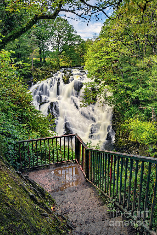 Swallow Falls Snowdonia Wales #1 Photograph by Adrian Evans