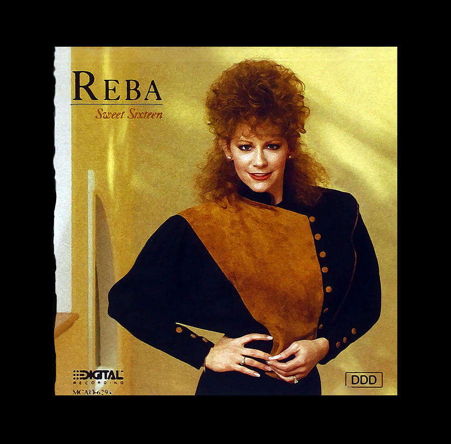 1 Sweet Sixteen - Reba Mcentire Digital Art by Lukm Anhakim - Fine Art ...