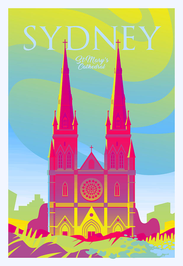 Sydney Church #1 Digital Art by Celestial Images
