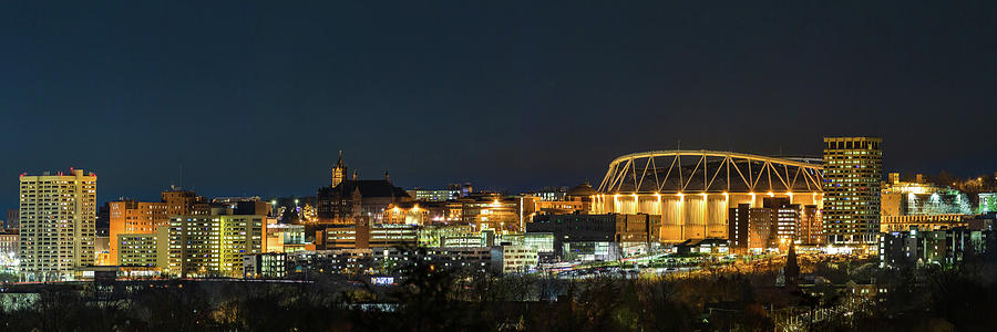 Syracuse Skyline and Carrier Dome #2 Photograph by Rod Best