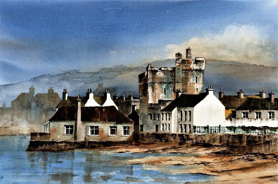 Taafes Castle, Carlingford, #1 Painting by Val Byrne