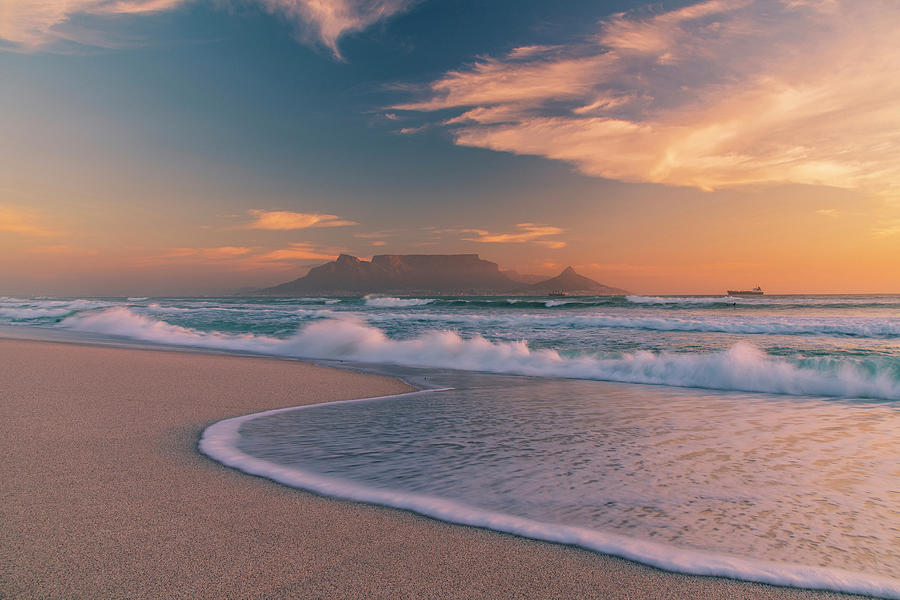 Table Mountain at sunset Photograph by Stefano Politi Markovina - Fine ...